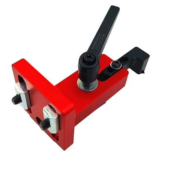 

Fixed T Slot Miter Track Stop Locator Sliding Brackets Woodworking Rail Retainer Chute Backing Connector for 45 T-track