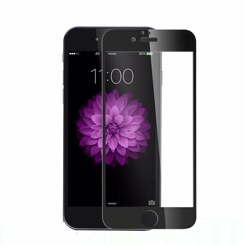 Закаленное стекло с полным покрытием для iPhone 7 8 Plus 5 5s SE Взрывозащищенная защитная