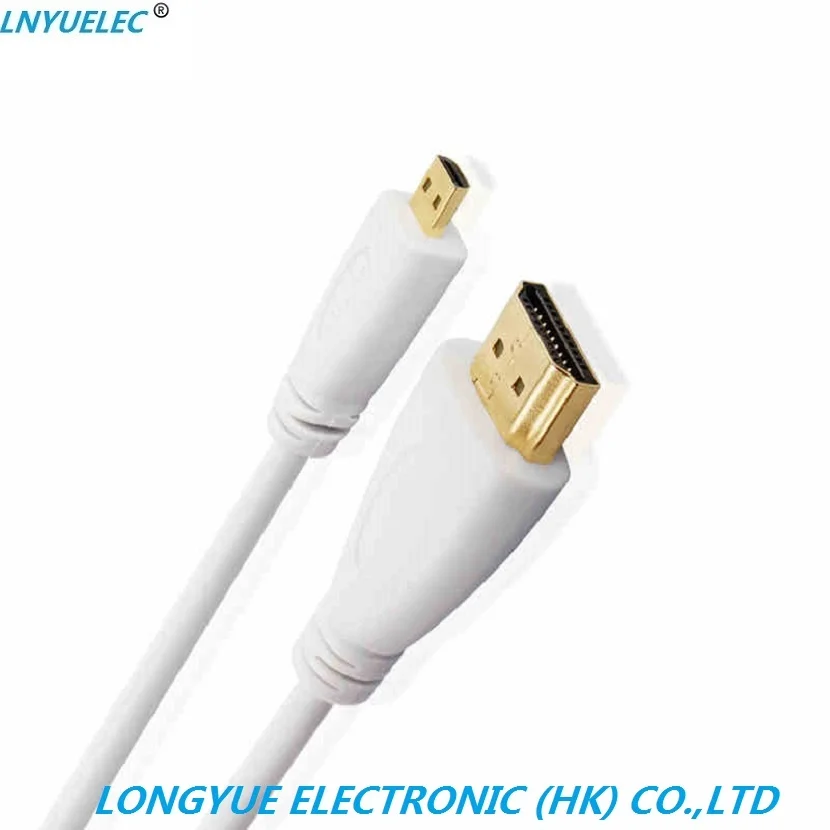 Lnyuelec Micro HDMI к HDMI кабель, Скорость HDTV HDMI Micro HDMI кабель поддерживает Ethernet, 3D, 4 К и Audio Return