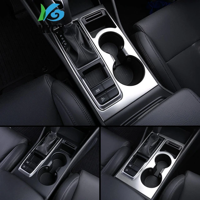 modnes Site line Fordeling For Hyundai Tucson accessories 2015 2016 - 2018 Stainless steel Gear Box  Glass Panel Cover Water Cup Holder Trim Car Styling 1pc _ - AliExpress  Mobile