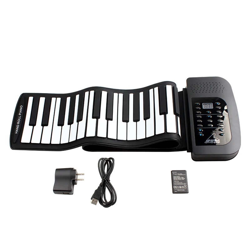 Digital Rechargeable Electronic organ 61Keys 128 Tones Fold profession
