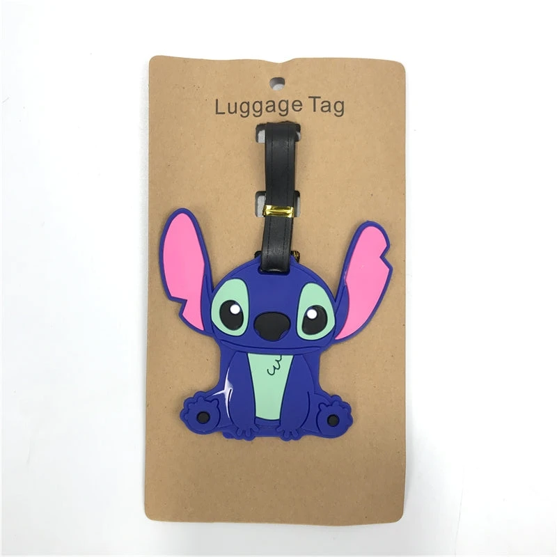 

Creative Luggage Tag Animal Stitch Cartoon Silica Gel Suitcase ID Addres Holder Baggage Boarding Tags Portable Label