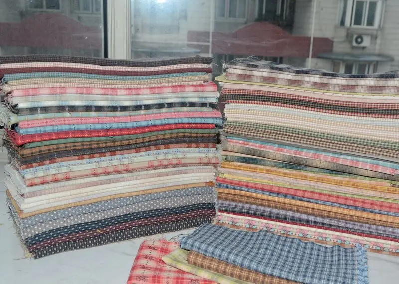 Japan Little Cloth Group Yarn-dyed Fabric For Sewing Handmade Patchwork Quilting 20 Style/lot 25*24 cotton craft fabric cotton fabric craft fabric fabric material