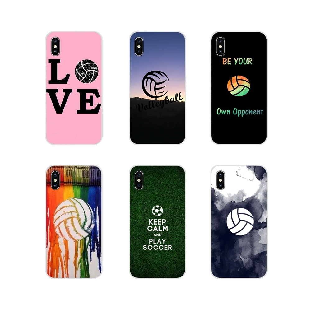 

For Huawei G7 G8 P7 P8 P9 P10 P20 P30 Lite Mini Pro P Smart Plus 2017 2018 2019 keep calm play volleyball Soft Transparent Cases