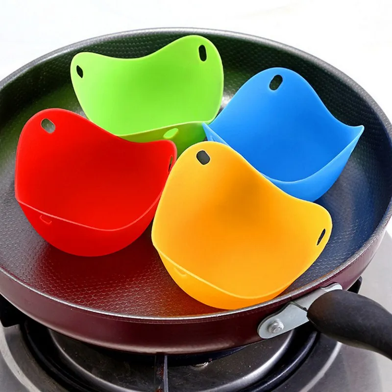 1Pc High Quality Silicone Egg Poacher Pancake egg Cook Poach Pods Kitchen Cookware Poached Egg Baking Cup kitchen Cookware Tool (5)