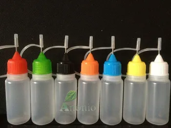 

150pcs 15ml Needle Dropper Bottles PE 15ML Plastic Needle Bottles With Screw Metal Needle Cap 15ml Plastic Empty Bottles