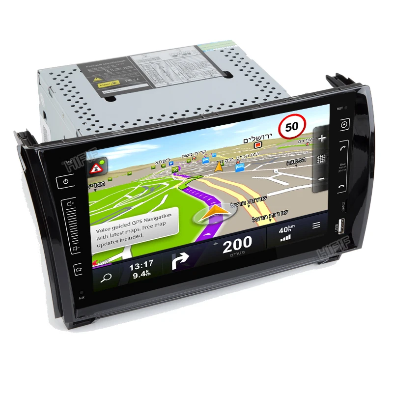 Sale HIFIF 9" Android 7.1.2 Car Radio Audio GPS Navigation Central Multimedia for Toyota Sequoia Tundra 2007 2008 2009 2010 2011 2012 4