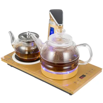 

Electric kettle Automatic upper water electric glass tea set Overheat Protection