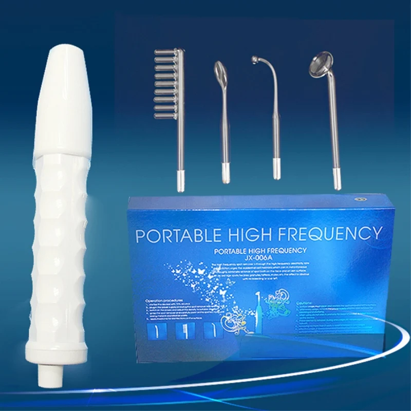 Portable High Frequency Electrotherapy Facial Machine Spot Acne Remover