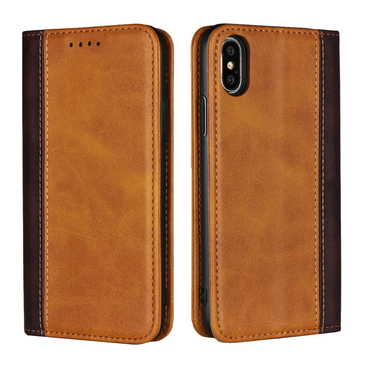 Чехол Кошелек Deekite для iPhone XS с цветной откидной крышкой и отделением карт