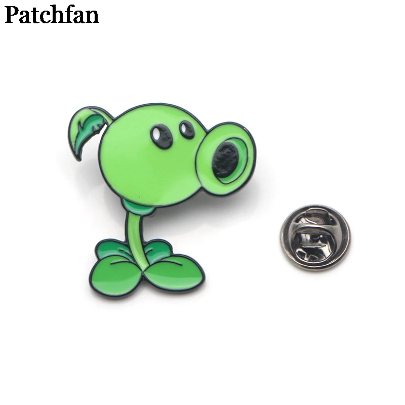 

Patchfan Plants vs Zombies cartoon Zinc pin para backpack clothes for bag shirt hat insignia badges brooches for men women A2037