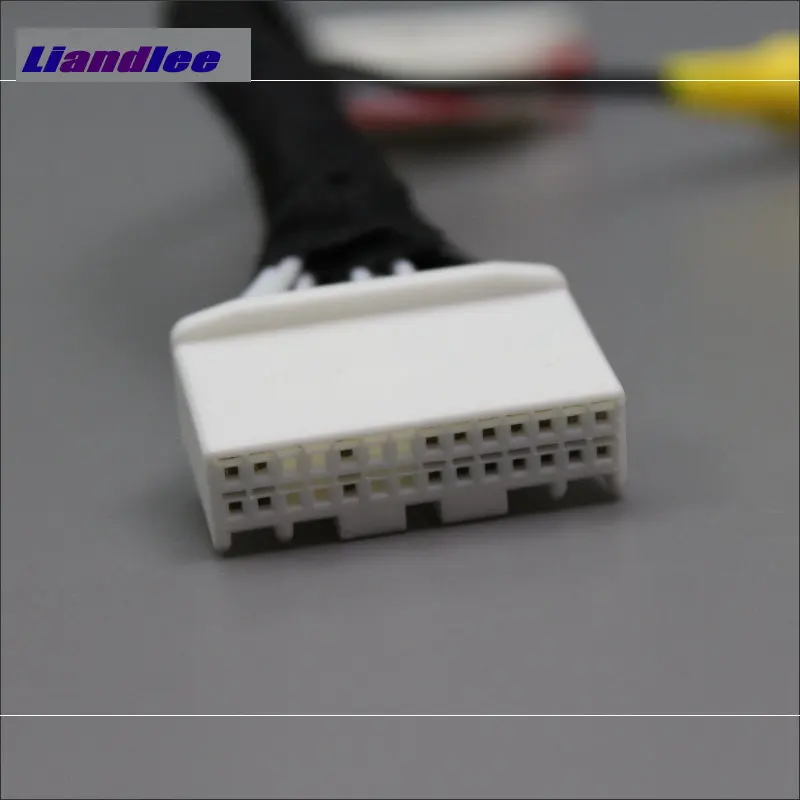 

Liandlee RCA Adapter Connector Convertor Wire Cable For Mazda 2 Demio DJ 2014-2017 Rear View Camera Original Video Input Switch