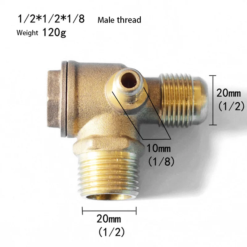 20x10x20mm Male thread