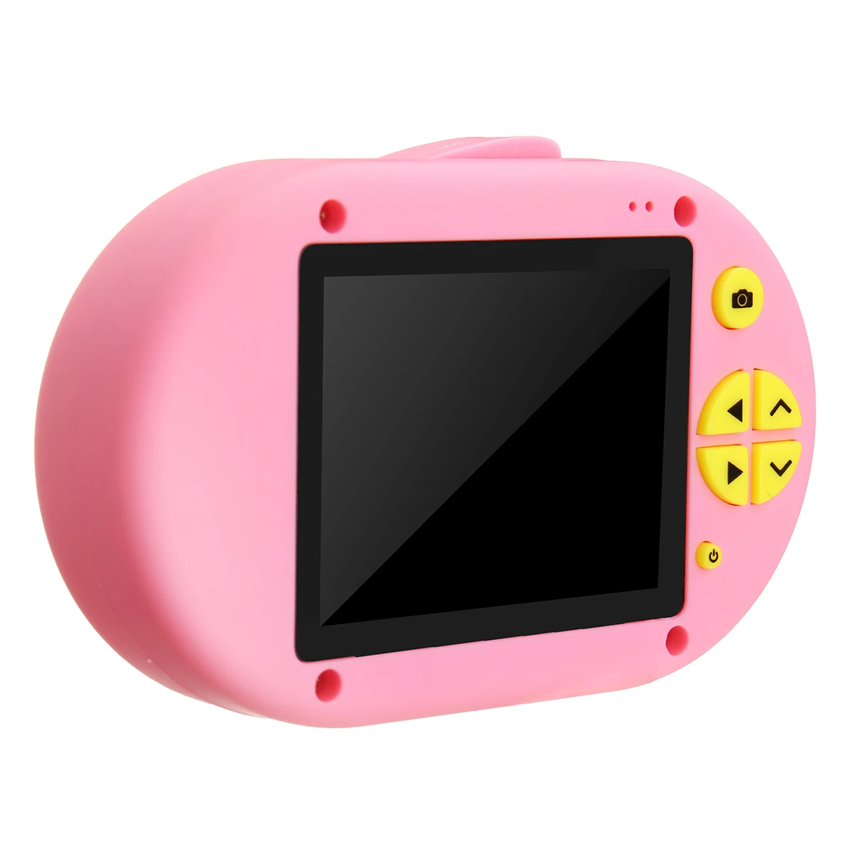 2 дюйма 1080P Мини цифровой Камера с изображением мультипликационных персонажей для детей фото Камера Wi-Fi USB фон для фотосъемки на день рождения подарок для ребенка детские игрушки для малышей - Цвет: Розовый