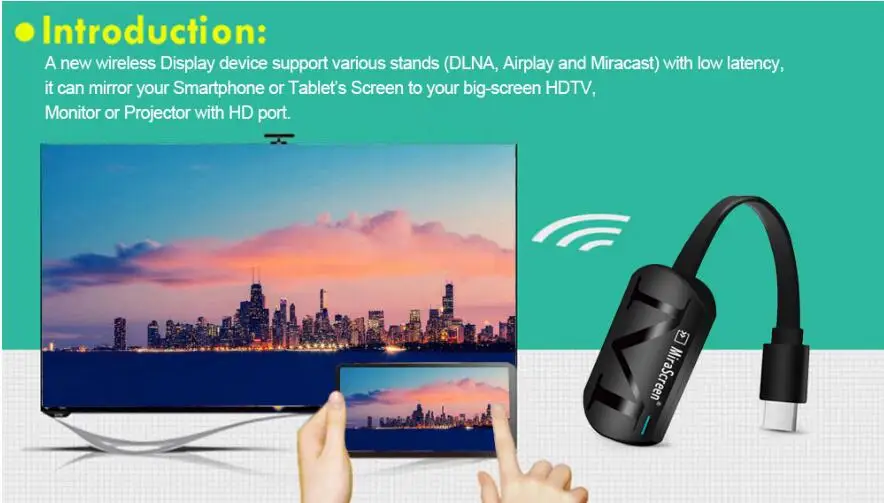 MiraScreen G4 Plus беспроводной HDMI 1080P Android tv Stick WiFi Дисплей донгл приемник DLNA Miracast Airplay медиа стример литой