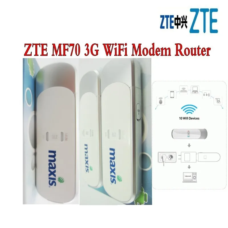 Новый Оригинальный разблокированный HSPA + 21 6 Мбит/с ZTE MF70 3G USB Беспроводной модем