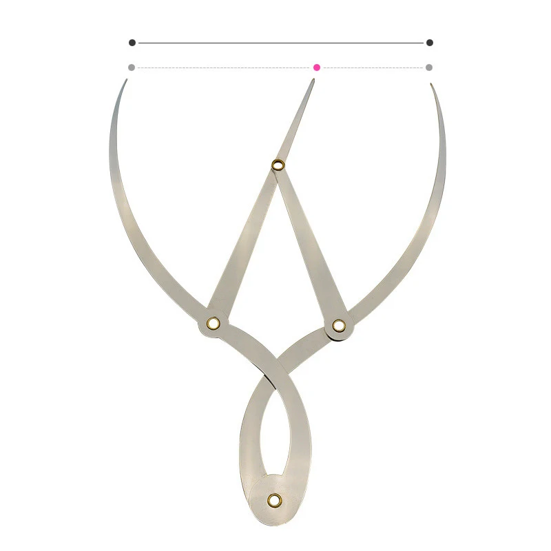 1 kit Eyebrow Golden Proportion Ruler Permanent Makeup Measure Tool Mean Golden DIVIDER CALIPERS Eyebrow Microblading 6