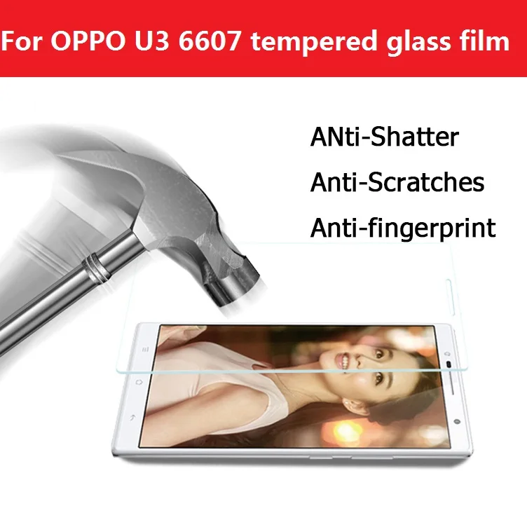 2017 NEWHigh качественная Противоударная закаленная для OPPO U2S U707T U3 6607 стеклянная