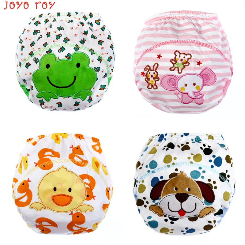 

Joyo roy Cloth Diapers Baby Training Pants Children Cartoon Stickers Baby Bread Pants Cotton Washable Diapers 12 ~ 16 kg R