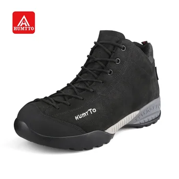 

HUMTTO Hiking Shoes Men Warm Winter Outdoor Climbing Boots Walking Sneakers Waterproof Non-slip Leather Sports Shoes