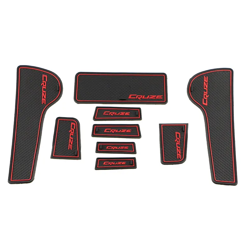 

Zlord Silicone Car Door Groove Mat Doors Anti Slip Mats for Chevrolet Chevry Cruze Sedan Hatchback 2009 - 2015 Accessories