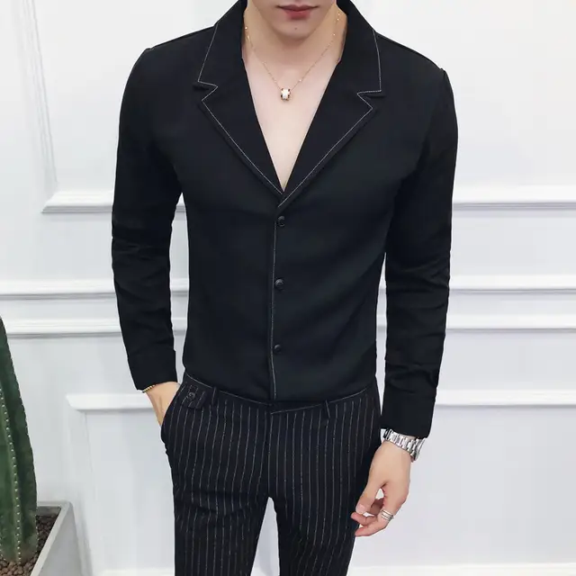 camisa de caballero 2018