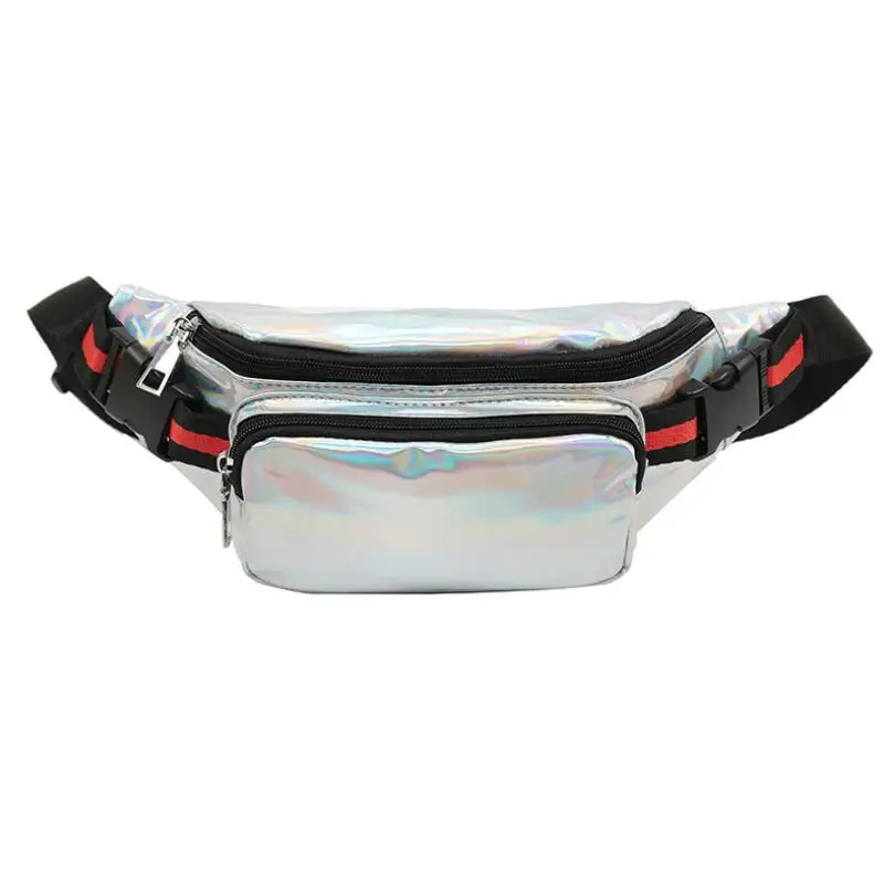 

NEW Fashion Waist Packs Girls Waist Bag Women Travel Beach Shoulder Bag Female Laser Chest Bag Leisure Motion Belt Bag