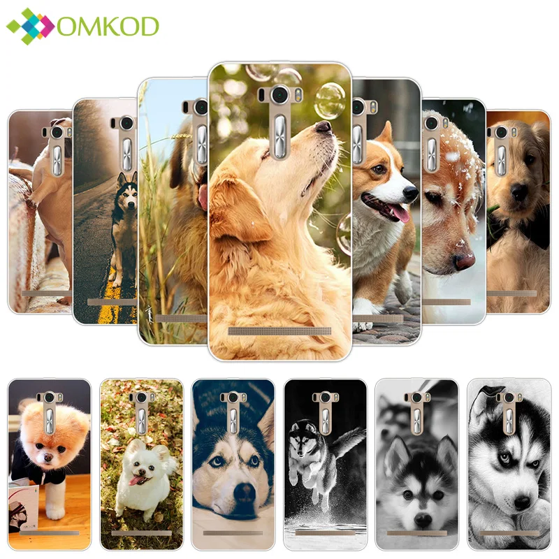 

For Asus Zenfone 2 Laser ZE550KL 5.5 inch Silicone Cute Dog Back Cover Case for Asus Zenfone 2 laser ZE550KL Soft TPU Cases