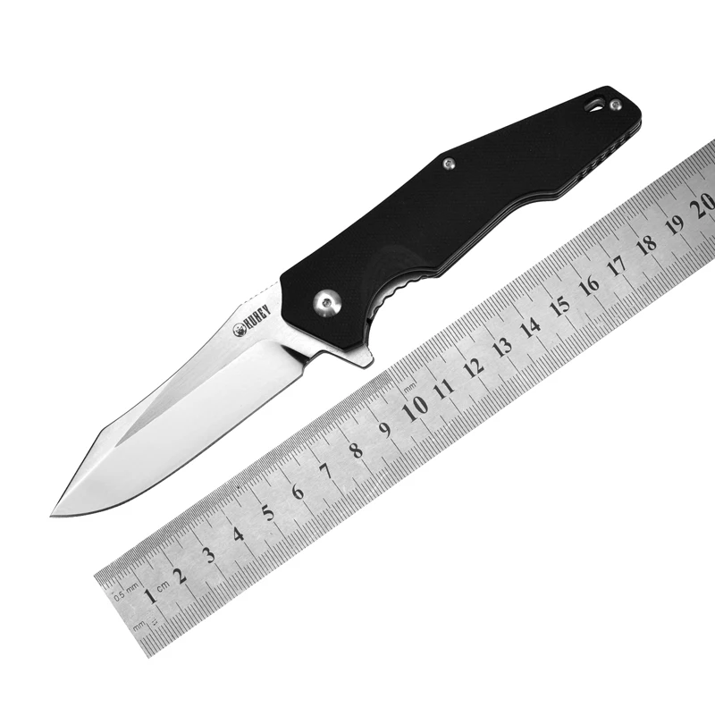 Складной тактический нож KUBEY KU161 G10 с ручкой и шариковым подшипником D2