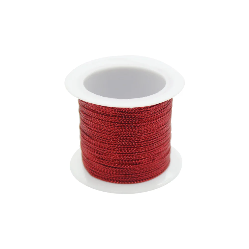 Gold Silver Ropes For Jewelry Tag Round Cords 20 Meters For Gift Package Wire Silver Decorative Strings Cake Box
