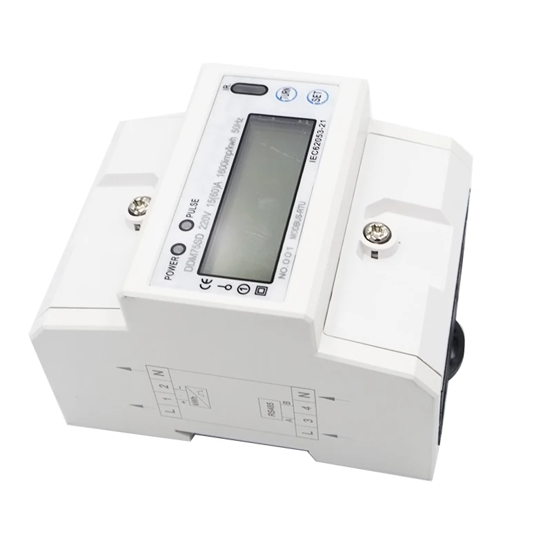 ЖК ac220V 230 V 50 Гц 60 5 80A RS485 (MODBUS RTU) удаленного счетчика функция подсветки счетчик