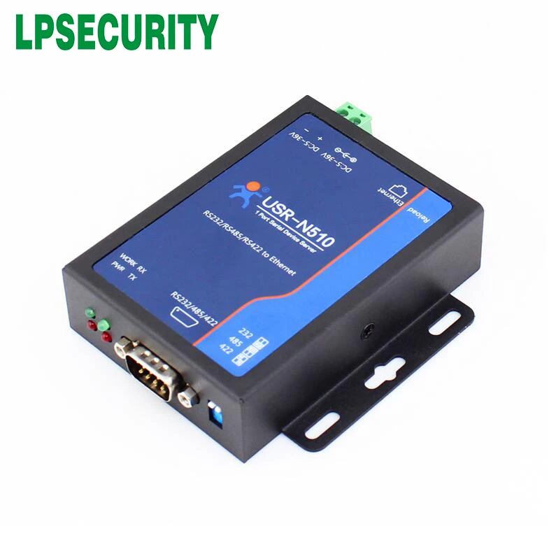 Контроллер промышленной автоматизации Серийный RS232 RS422 RS485 к Ethernet TCP/IP