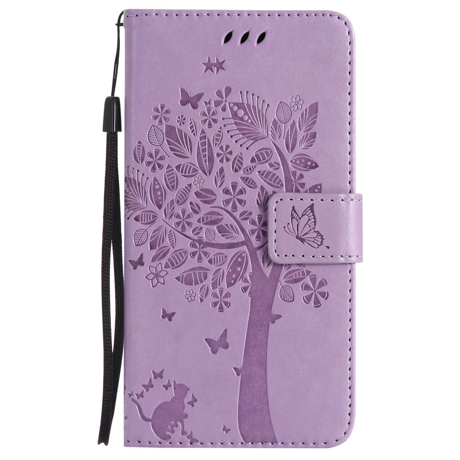 Coque для samsung Galaxy J7 J 7 J700 захлопывающийся защитный чехол-кошелек для телефона кожаный чехол J700P J700F SM-J700h SM-J700H/DS SM-J700M/DS Капа - Цвет: Light Purple