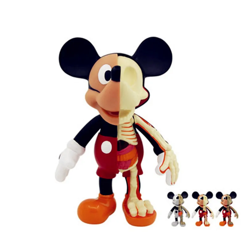 

OriginalFake Mighty Jaxx XXRAY Cartoon Mouse Cosplay Dissected Companion PVC Action Figure Model Giocattolo G1204