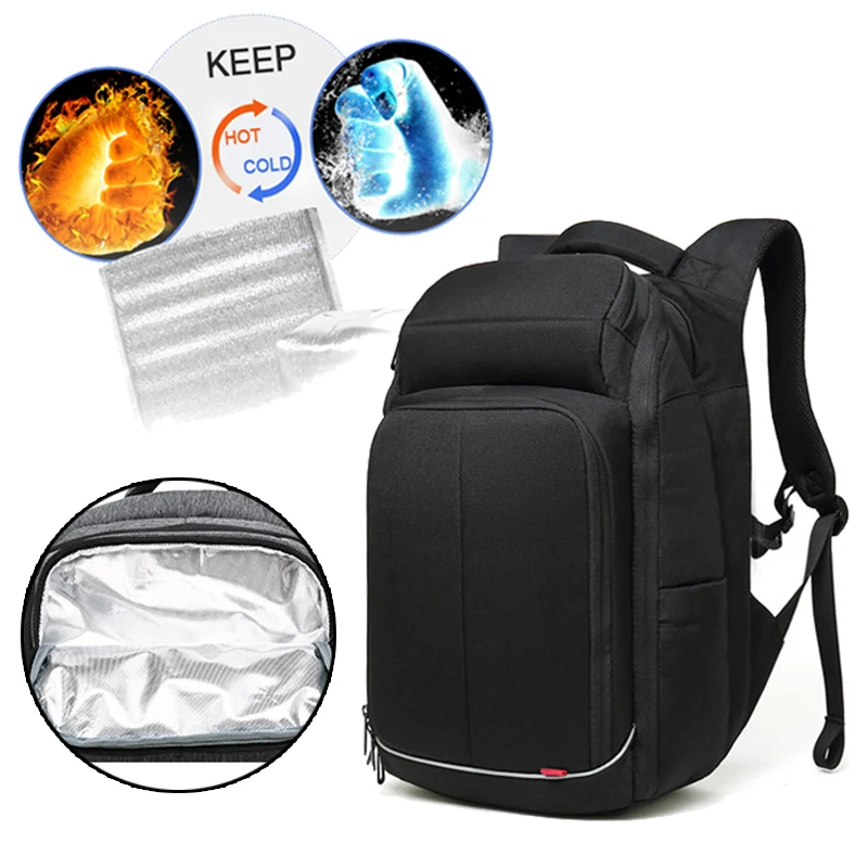 

Cooler Travel Backpack For Men Women 15.6 Laptop Notebook USB Bagpack Large Male Bag Pack Dry Wet Pocket Outdoor Large Back Pack