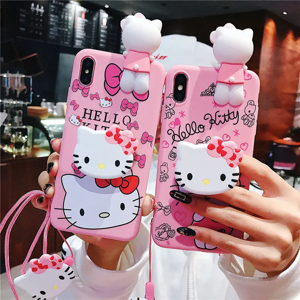 Cute Hello Kitty Cat Phone Case For Huawei Mate20Pro Mate 20Lite 10Lite