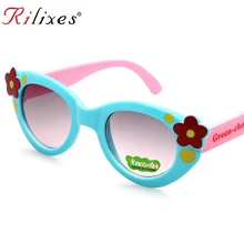 RILIXES летние очки детские для детей гибкие защитные очки для девочек детские очки для вечерние