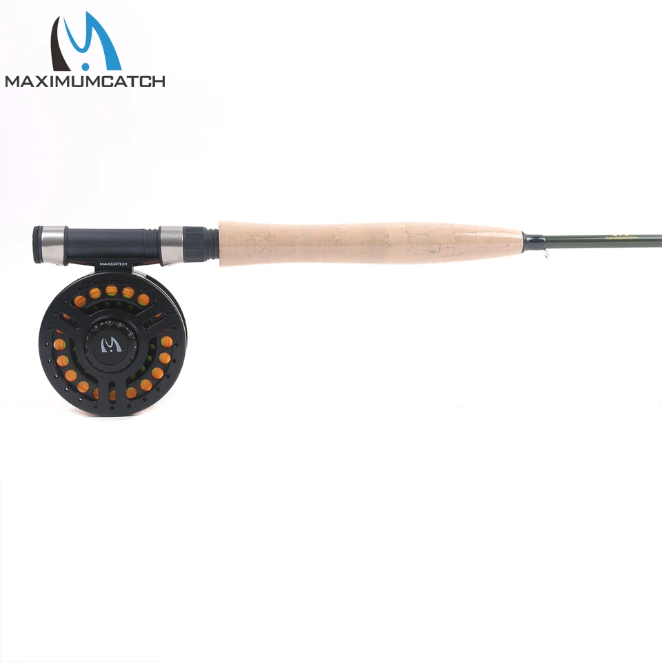 Maximumcatch 9FT 5WT Fly Rod Combo 4 шт. и пластиковая Летающая катушка и Летающая линия с летающими мушками