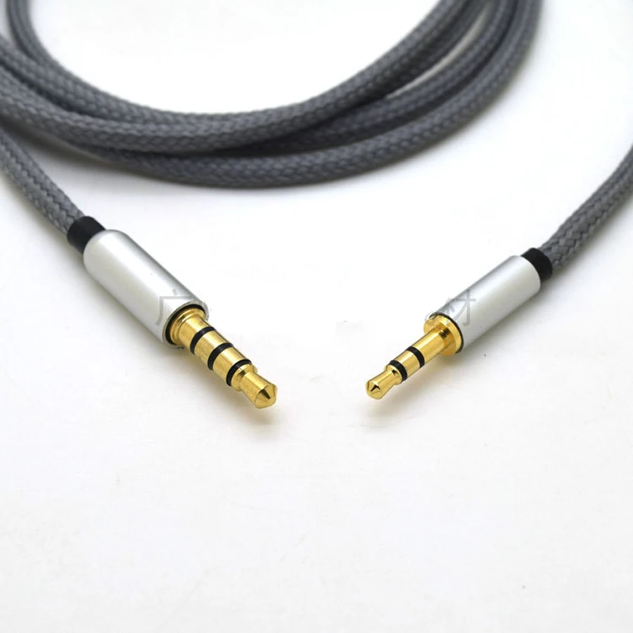 Upgraded Replacement Headphone Earphone Extension 3 5mm to 2 5mm Jack Cable Mic For Bose Quiet Comfort 25 QC25 AE2 AE2i AE2w OE2