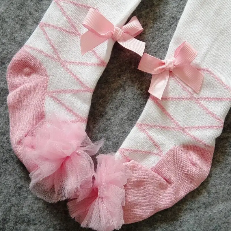 С Манжетами для девочек, рубашки, модные колготки, трусы babysocks; детские комбинезоны для маленьких девочек; колготки кружевной чулок милое платье для малышки, Сиам, трико, жаккардовая ткань