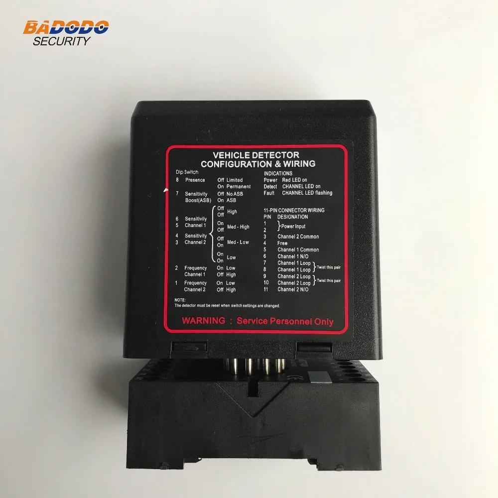 12 24 110v 220v 2 Channel Vehicle Loop Detector For Garage Door