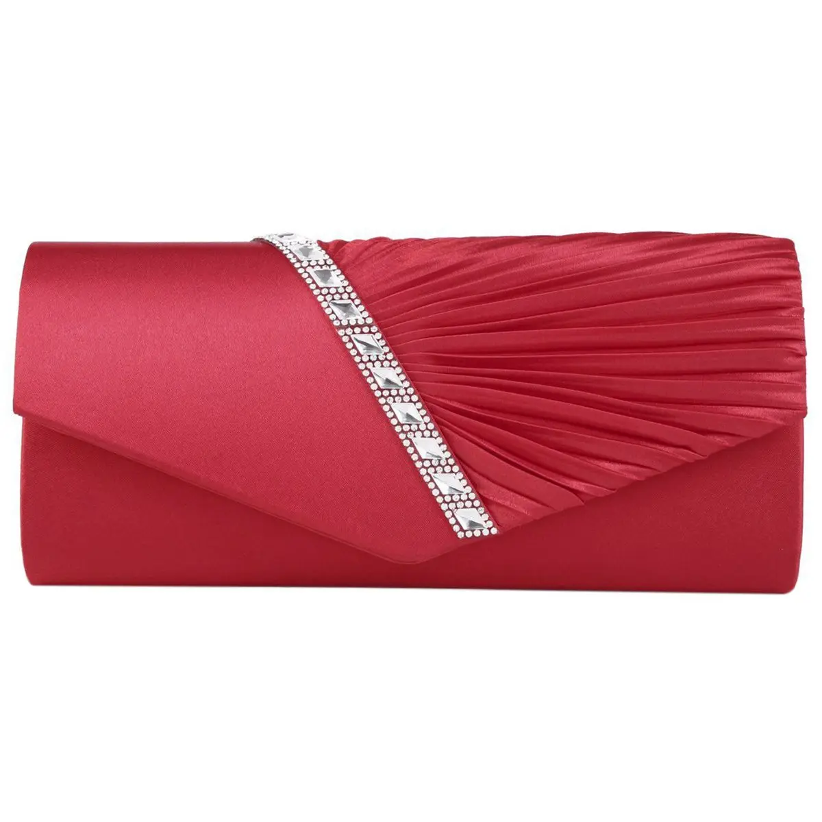 FGGS-Women Evening Bag Diamond Ruffle Party Banquet Glitter Bag For ladies Wedding Clutches Handbag Chain Shoulder Bag Bolsas