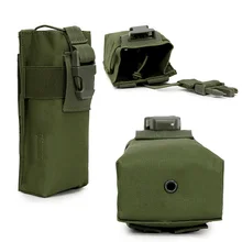 Outdoor Hunting Military Tactical Airsoft Paintball Molle Radio Talkie Water Bottle Canteen Bag Pouch New