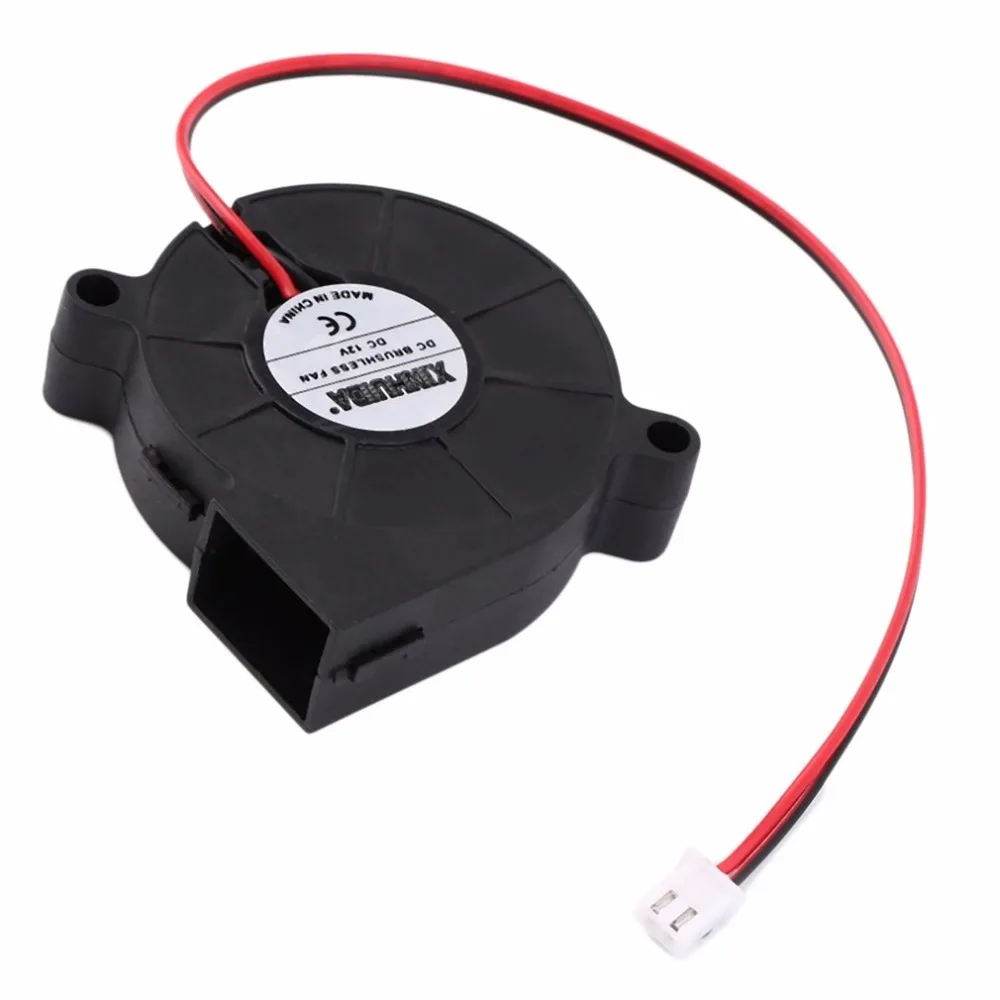 

Professional DC 12V 50mm Cooling Fan Blow Radial Hotend / Extruder For 3D Printer with Long Life and Low Noise