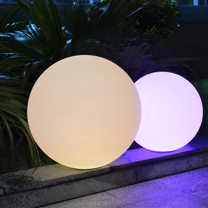

D40cm 16-Color Changes LED Light Ball Remote Control IP68 Waterproof Swimming Pool Floating Balls Outdoor Garden LED Spheres