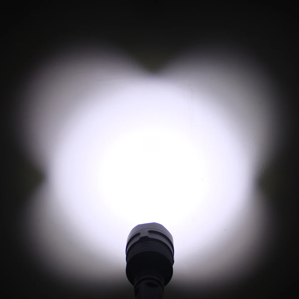 Recarregável + Carregador Lanterna + 3*18650 Vastfire Tactical Caça 5 * Xm-l t6 Led Arma Linterna Modos Bateria 10000lm Luz 12 Esporte e Lazer