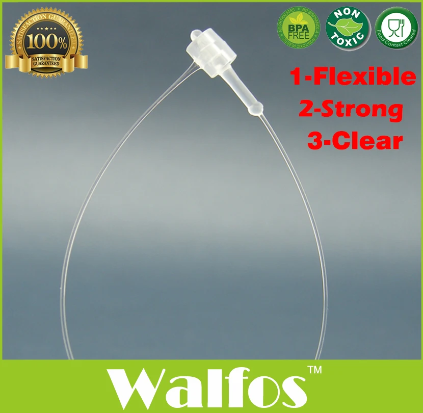 

1000pcs/lot string seal Plastic Label Seal/string seal for Garment Plastic Tag Fastener 5" plastic rope Tag Ties