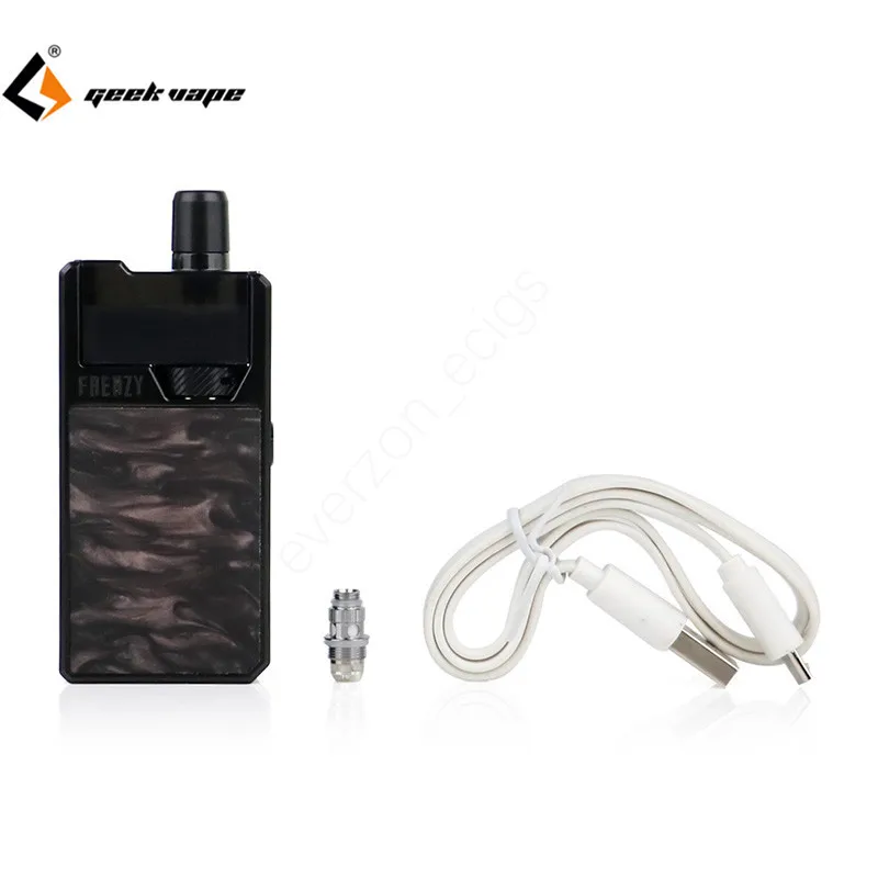 Электронная сигарета GeekVape Frenzy Kit Pod system с картриджем 2 мл емкость 950 мА · ч