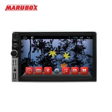 Marubox M7098, автомобильный мультимедийный плеер, 2din, Android 4,4, gps, автомобильный стерео радио Bluetooth Wifi USB без DVD автоматическая интеллектуальная система