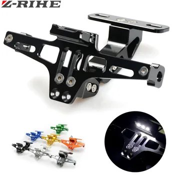 

For honda CBR 1000 RR 1000RR CBR1000RR Cbr 600 yzf r3 6 Motorcycle License Plate Bracket Licence Plate Holder Frame Number Plate